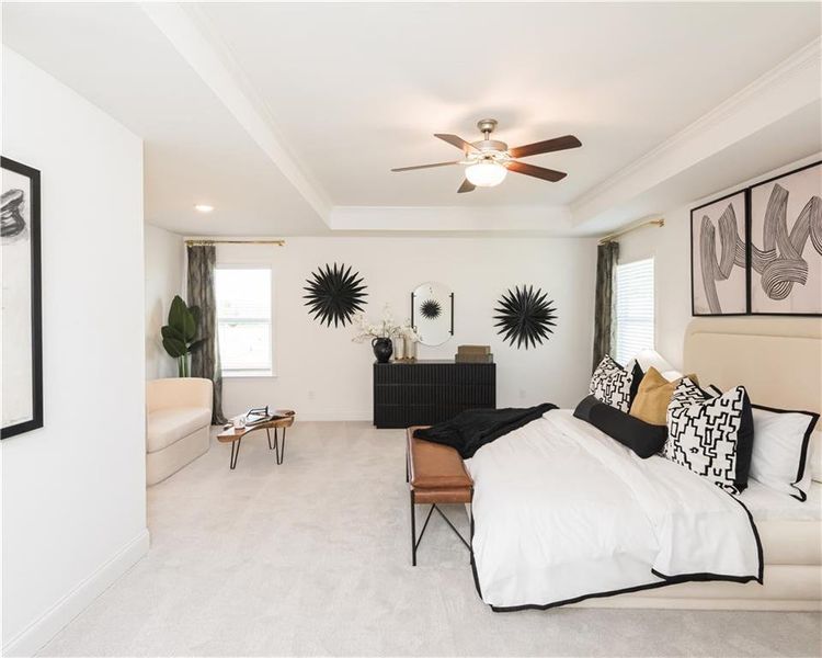 Furnished interior view inside a new home in Stratford Square, Lawrenceville (Image 39).