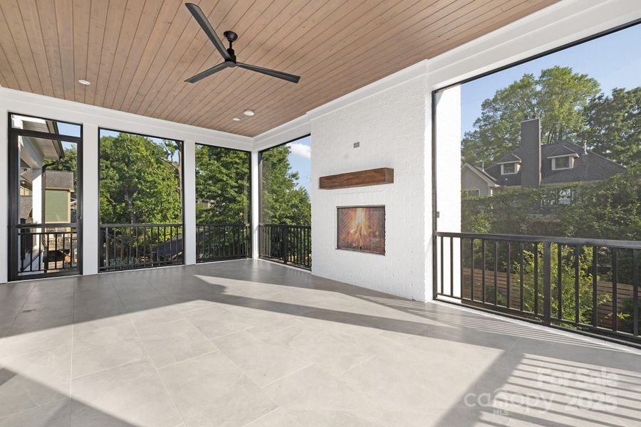 Exterior details and patio area of a home in , Charlotte (Image 24).