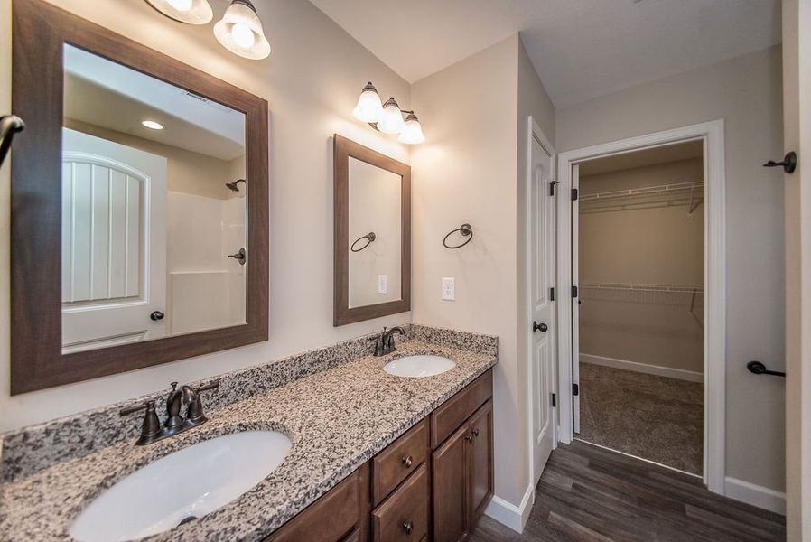 Representative furnished interior of a home built from the Inman by Enchanted Homes in Lonesome Dove, San Antonio (Image 15).