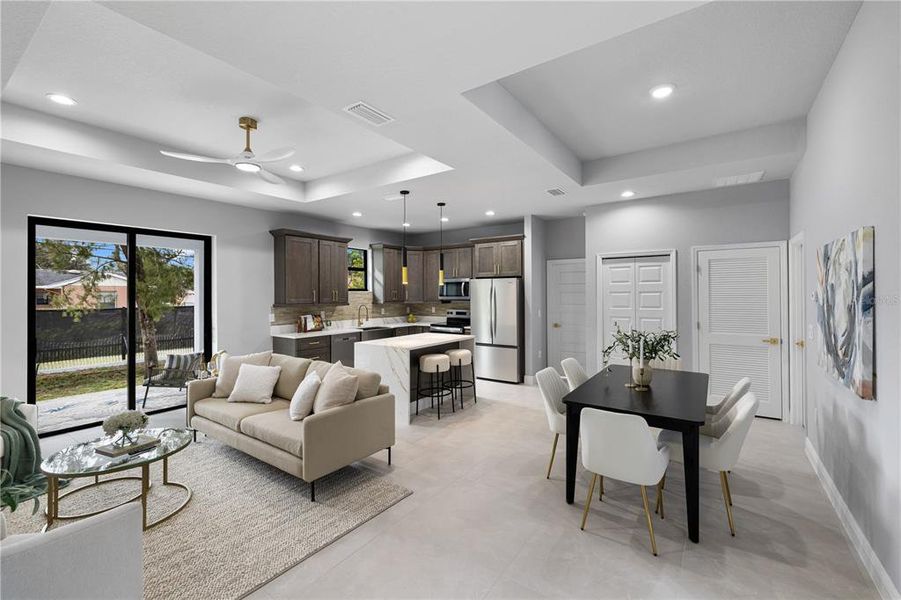 Furnished interior view inside a new home in , North Port (Image 14).