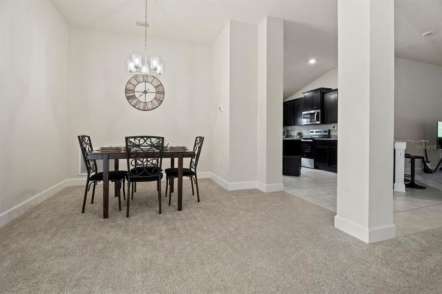 Furnished interior view inside a new home in , Harmony (Image 6).