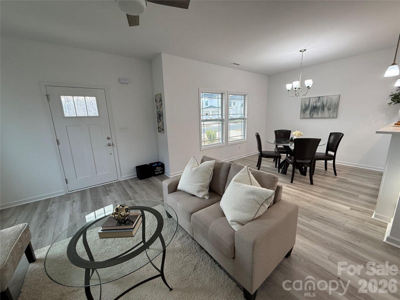Furnished interior view inside a new home in , Belmont (Image 13).