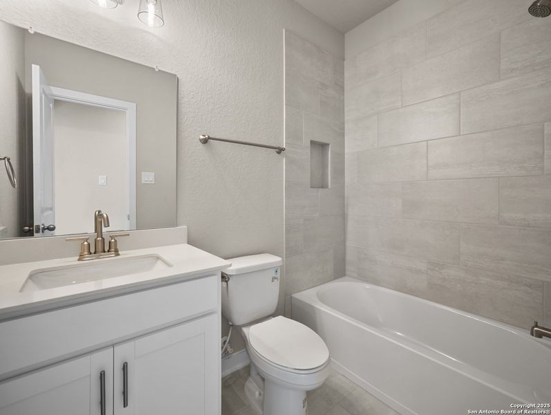 Furnished interior view inside a new home in Morgan Meadows, San Antonio (Image 8).