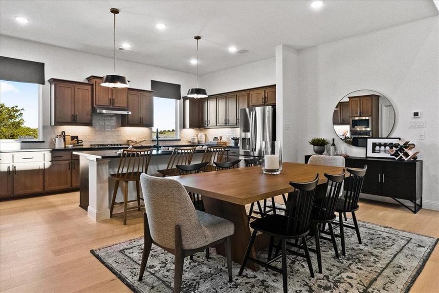 Furnished interior view inside a new home in Timberbrook, Justin (Image 6).