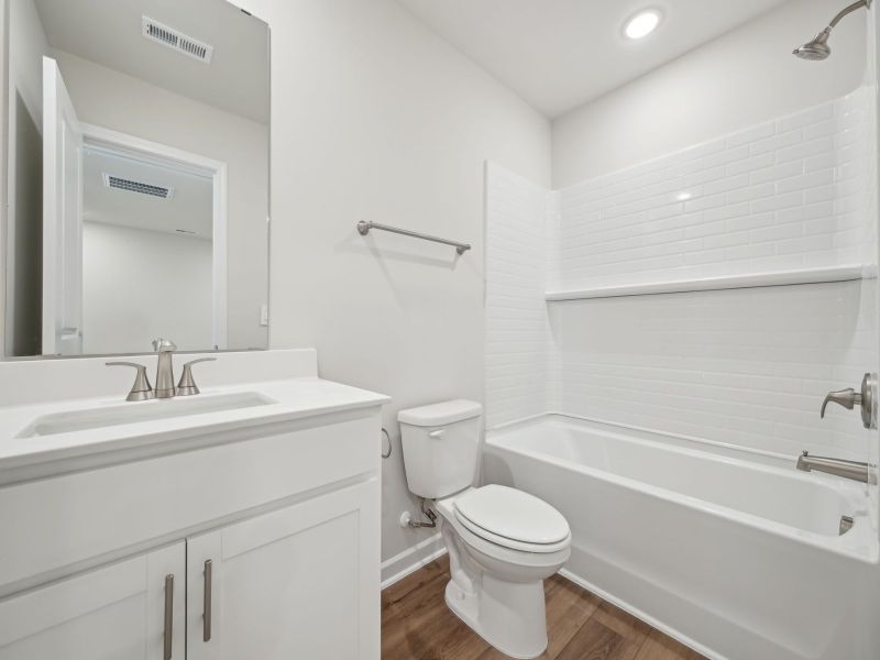 Furnished interior view inside a new home in The Rows at Buffaloe Reserve, Raleigh (Image 7).