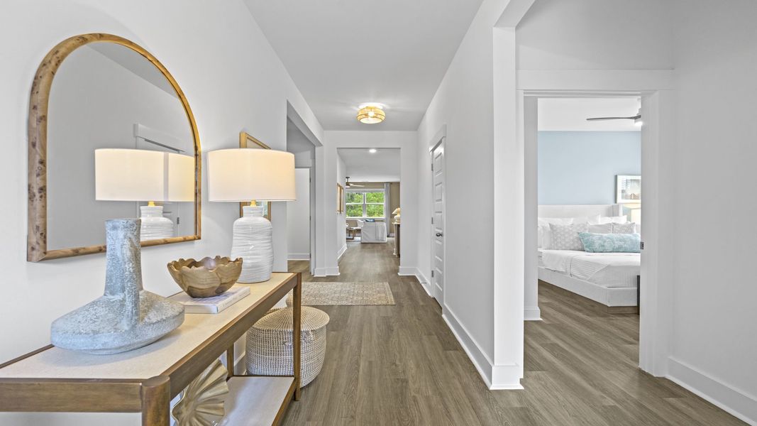 Furnished interior view inside a new home in The Pines at New Hampstead, Savannah (Image 16).