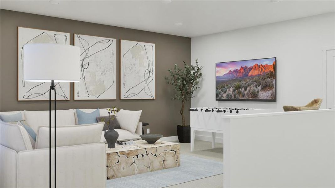 Furnished interior view inside a new home in , Pilot Point (Image 25).