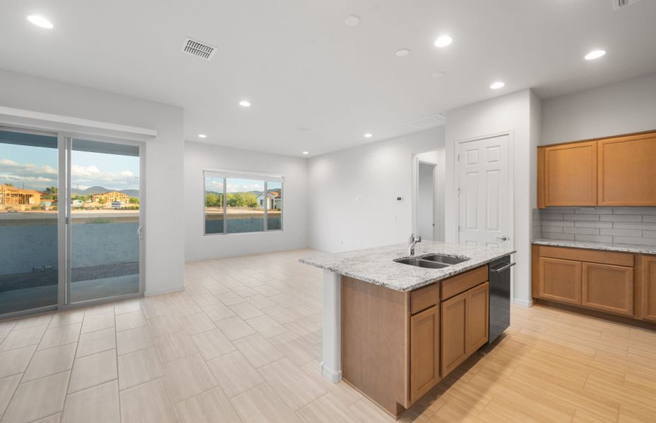 Furnished interior view inside a new home in Sun City Festival, Buckeye (Image 10).