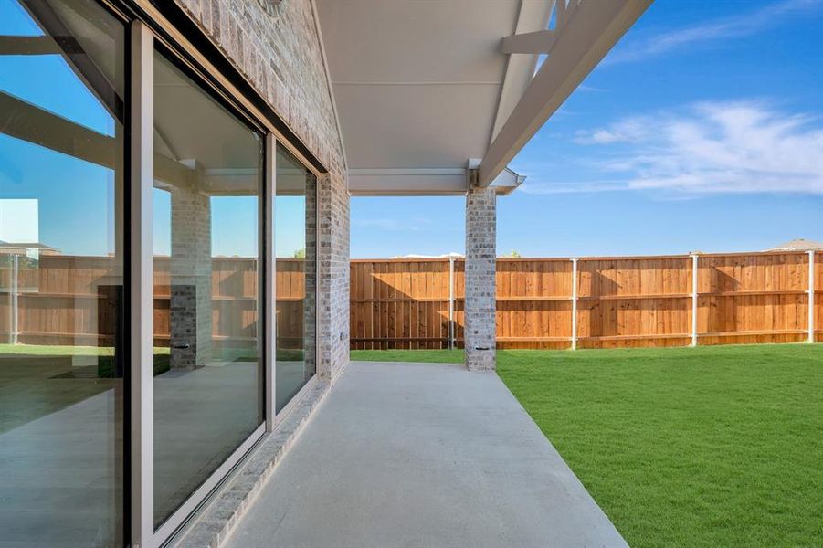 Exterior details and patio area of a home in Gateway Parks, Forney (Image 20). Exterior details and patio area of a home in Gateway Parks, Forney (Image 20).