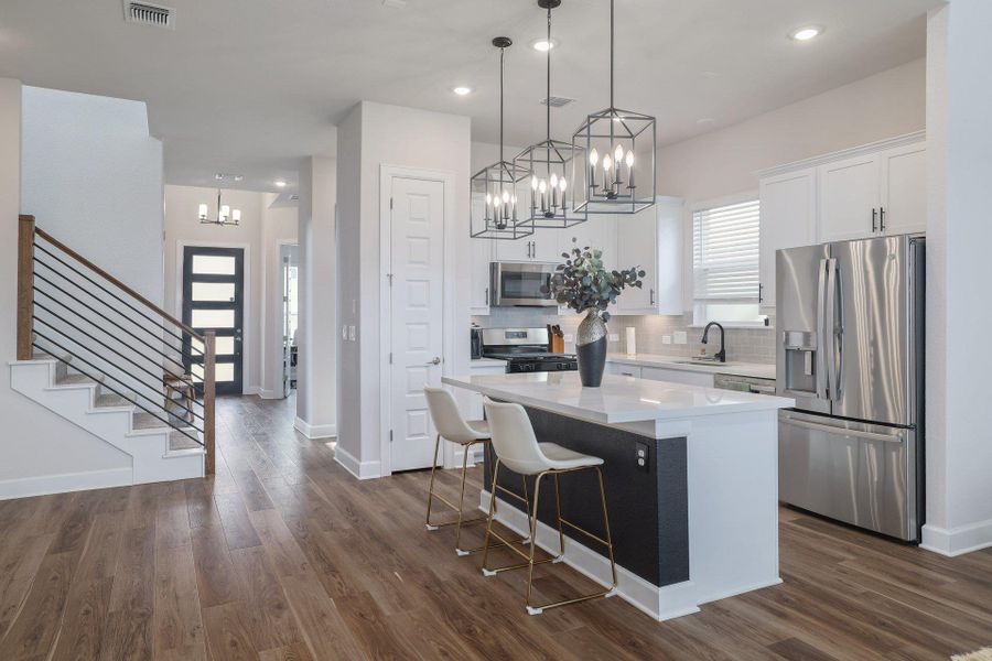 Furnished interior view inside a new home in , Austin (Image 13).
