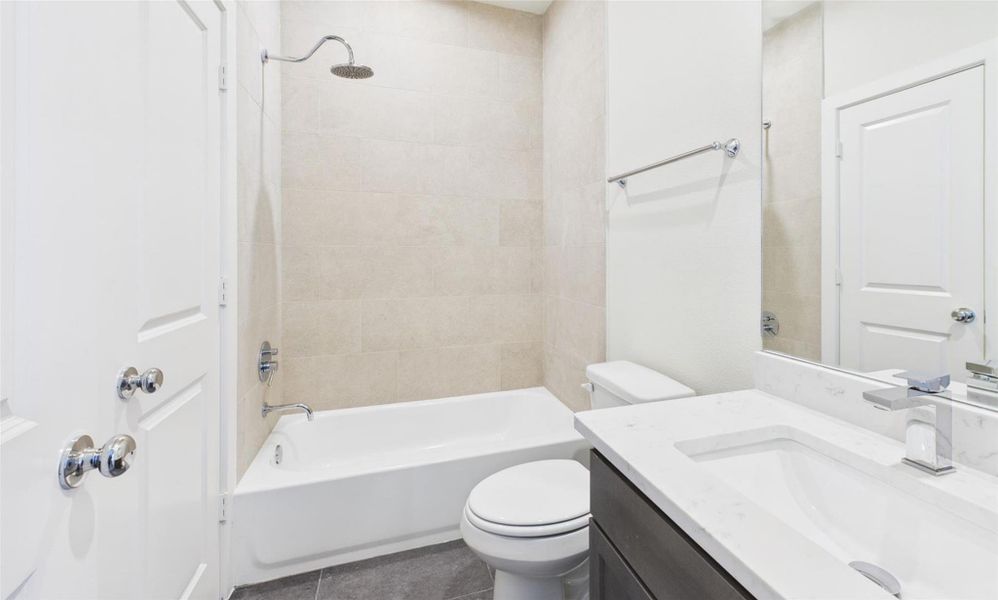 Secondary bedroom bathroom