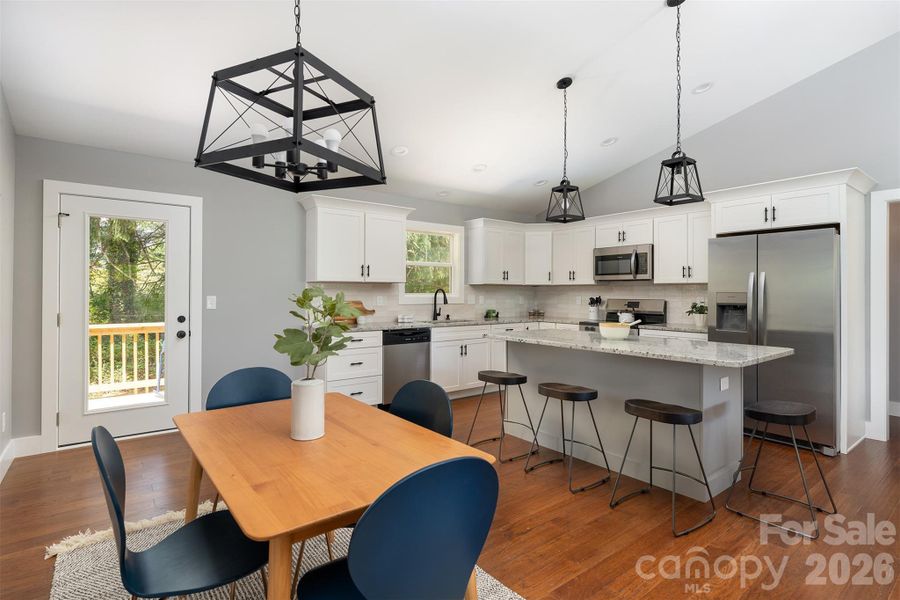 Furnished interior view inside a new home in , Candler (Image 10).
