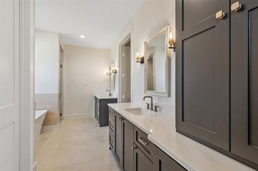 Furnished interior view inside a new home in , Bullard (Image 12).