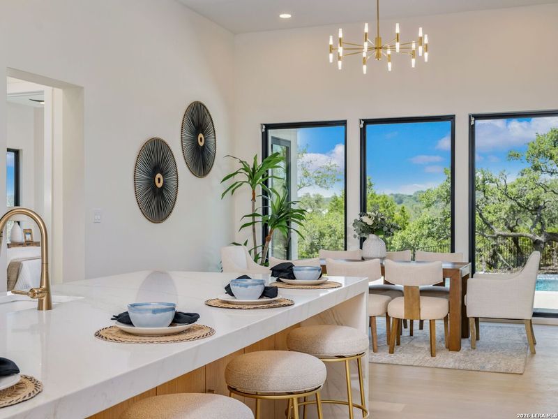 Furnished interior view inside a new home in , Boerne (Image 14).