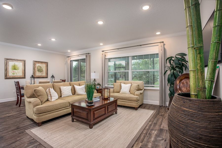 Furnished interior view inside a new home in Vero Lake Estates, Vero Beach (Image 8).