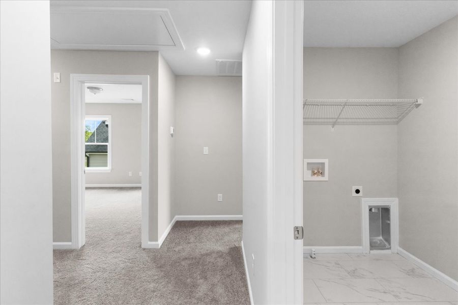 Spacious, unfurnished interior of a new home in Tillery Park, Grovetown (Image 37). Spacious, unfurnished interior of a new home in Tillery Park, Grovetown (Image 37).