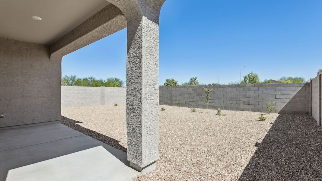 Exterior details and patio area of a home in Del Rio Ranch, Avondale (Image 2).