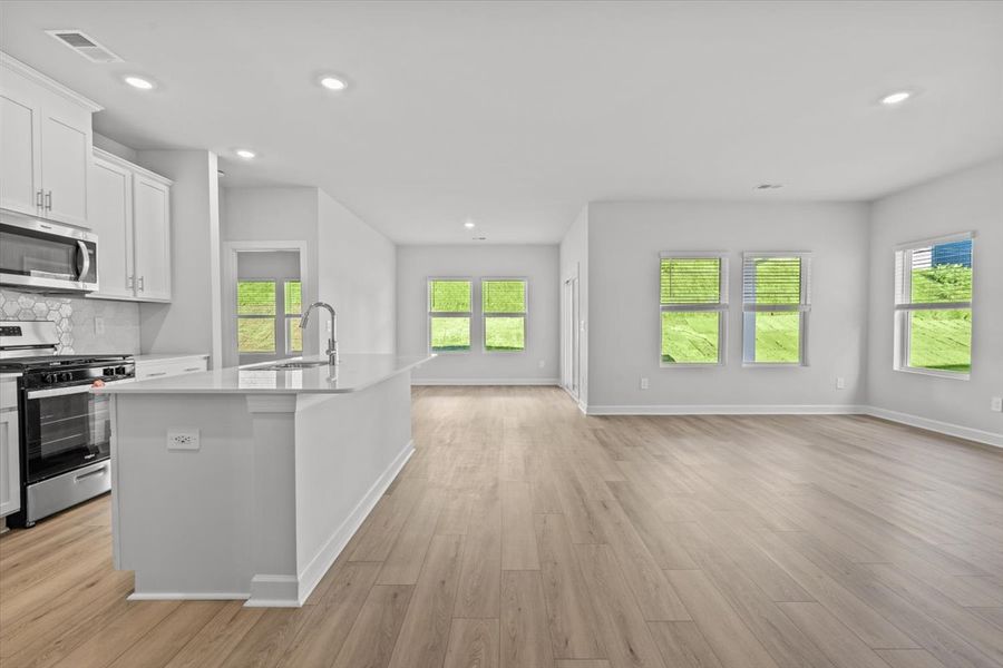 Spacious, unfurnished interior of a new home in The Farm at Wells Creek - Signature Collection, Gray Court (Image 17).