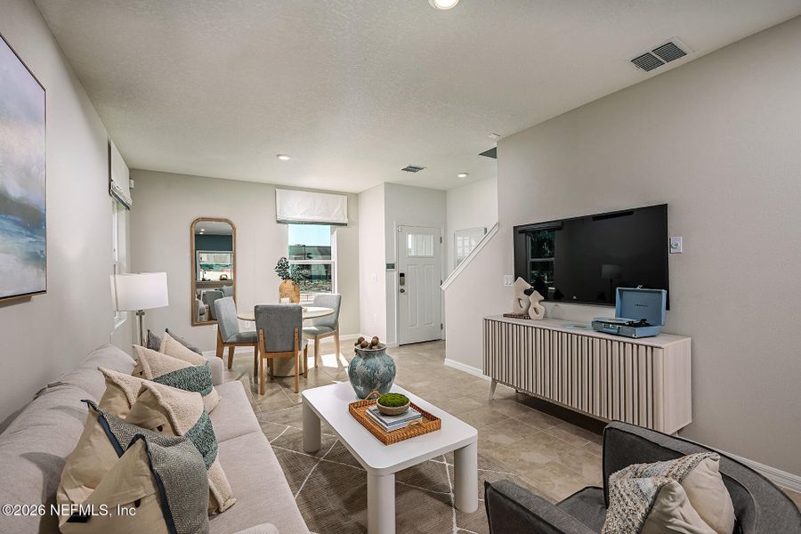 Furnished interior view inside a new home in , Jacksonville (Image 4).