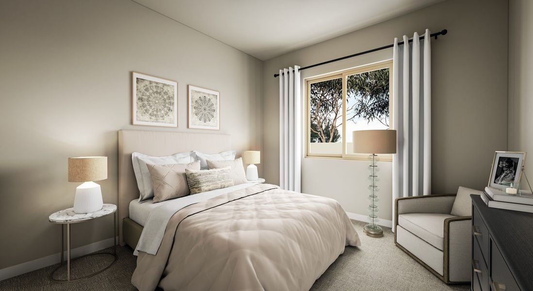 Representative furnished interior of a home built from the Dahlia Plan 5006 by Tri Pointe Homes in Soleo, San Tan Valley (Image 17).