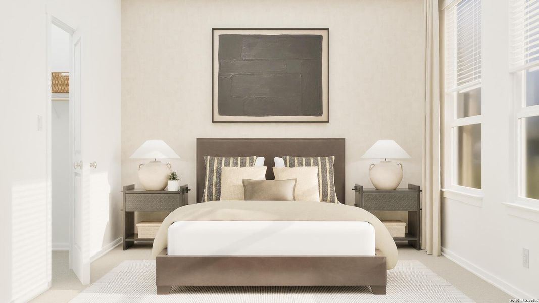 Furnished interior view inside a new home in Brookmill, San Antonio (Image 3). Furnished interior view inside a new home in Brookmill, San Antonio (Image 3).