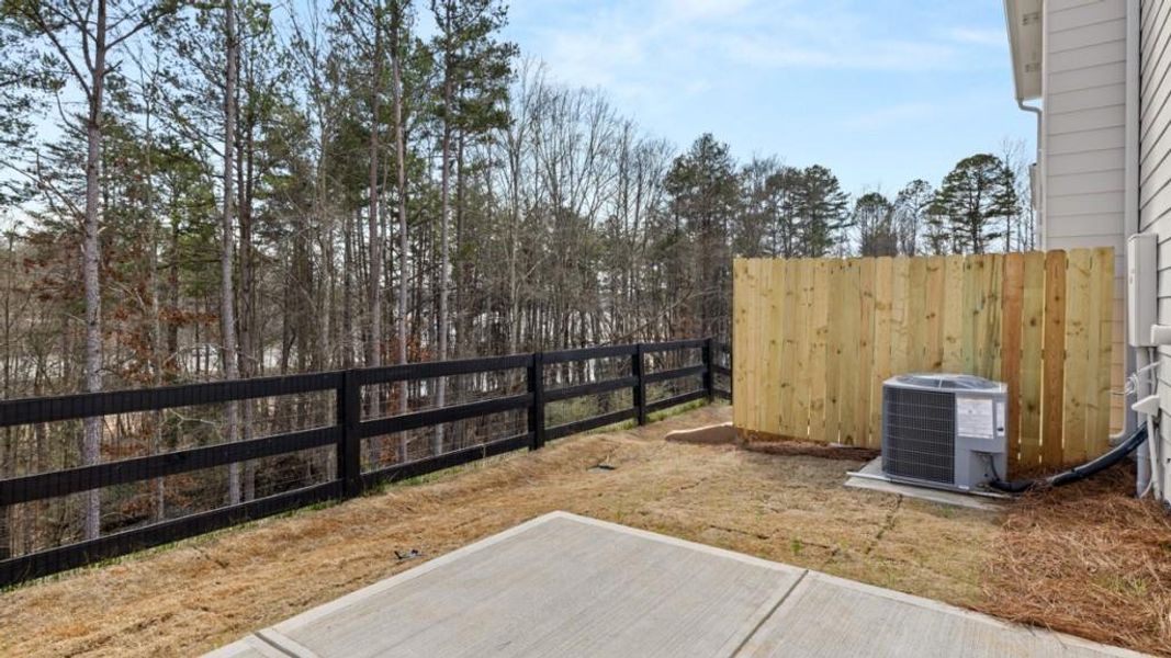 Exterior details and patio area of a home in Falcon Landing, Gainesville (Image 18).