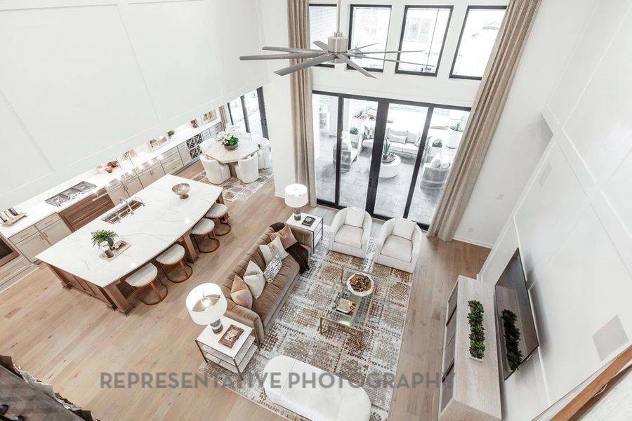 Furnished interior view inside a new home in Briarley, Montgomery (Image 8).