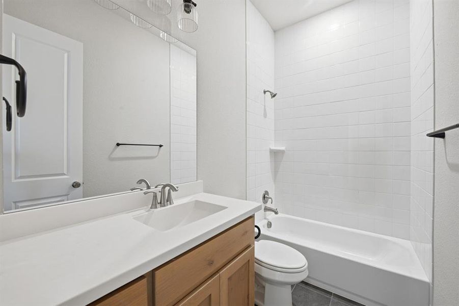 Furnished interior view inside a new home in Sandbrock Ranch: 60ft. lots, Aubrey (Image 10).