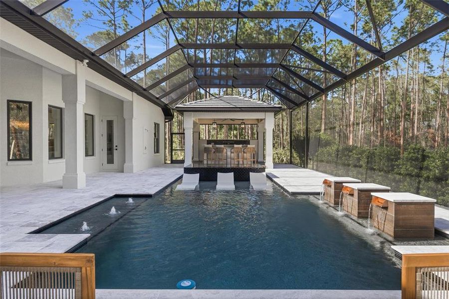 Exterior details and patio area of a home in , Ormond Beach (Image 24).
