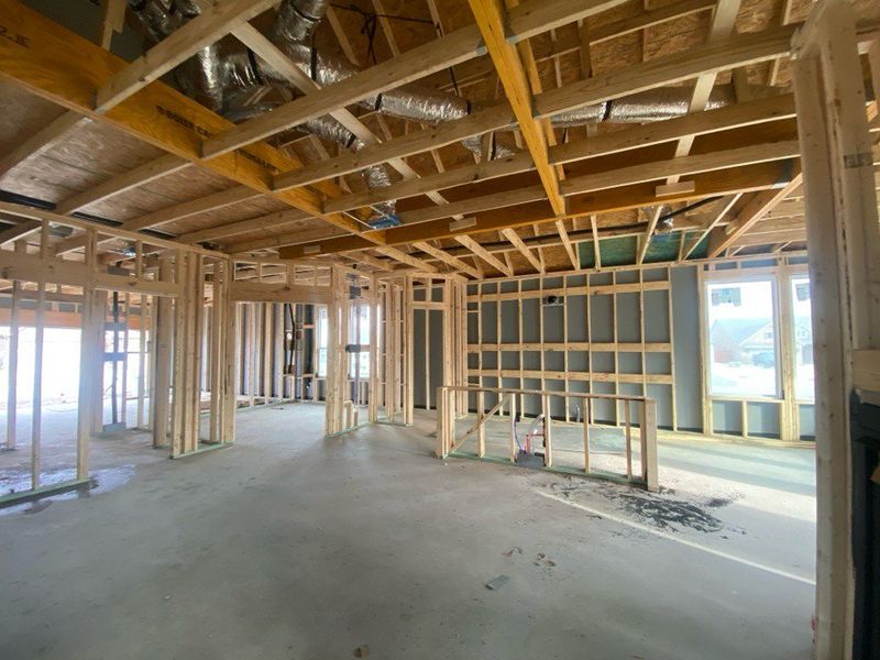In-progress construction of a new home in Morningstar, Aledo, TX (Image 8).