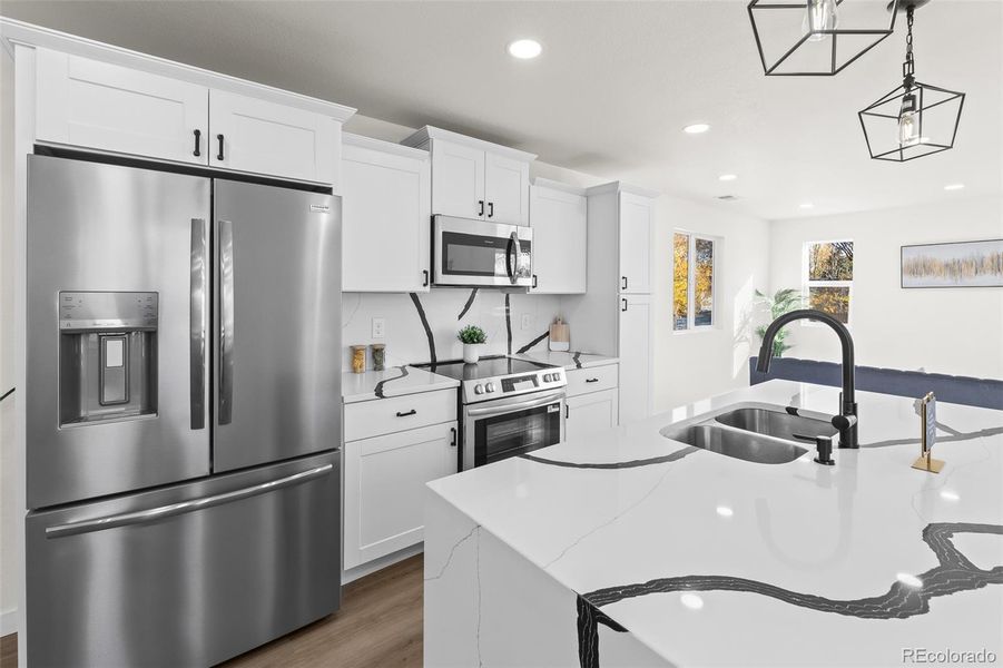 Furnished interior view inside a new home in , Lochbuie (Image 3).