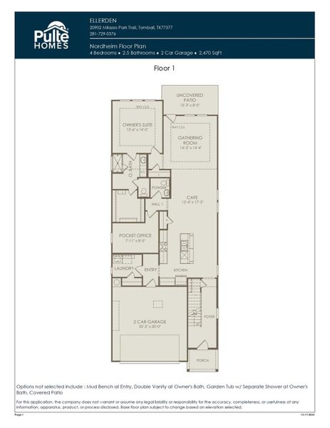 2D floor plan layout of this home in Ellerden, Tomball, TX (Image 2). 2D floor plan layout of this home in Ellerden, Tomball, TX (Image 2).
