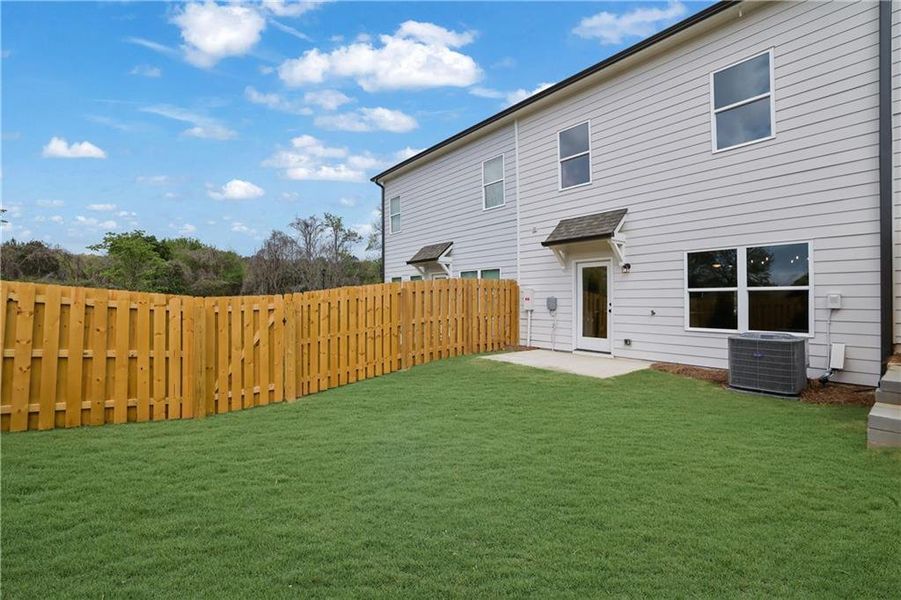 Exterior details and patio area of a home in , Ball Ground (Image 3).