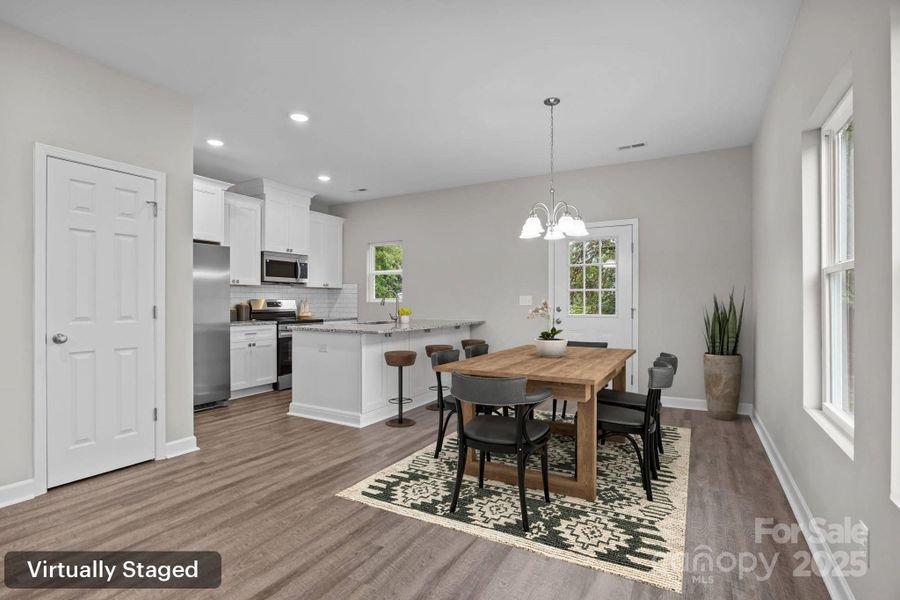 Furnished interior view inside a new home in , Salisbury (Image 7). Furnished interior view inside a new home in , Salisbury (Image 7).