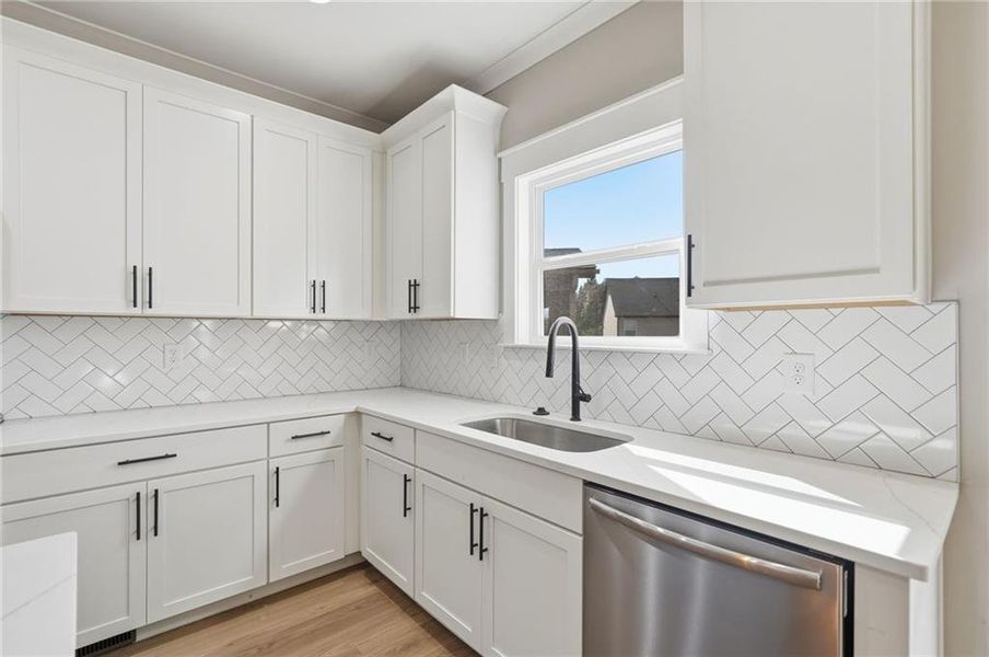 Furnished interior view inside a new home in , Canton (Image 12).