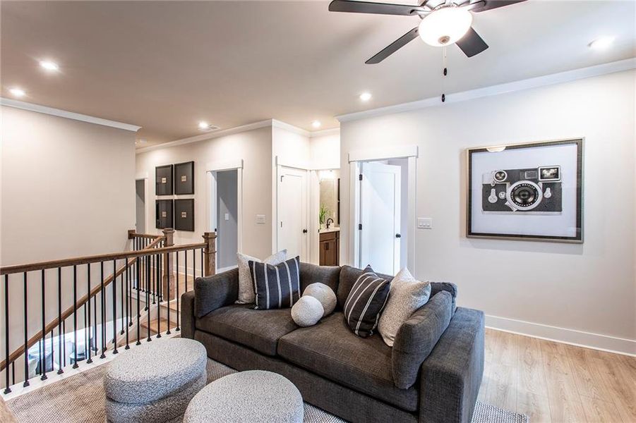 Furnished interior view inside a new home in Easton Walk, Lawrenceville (Image 15). Furnished interior view inside a new home in Easton Walk, Lawrenceville (Image 15).