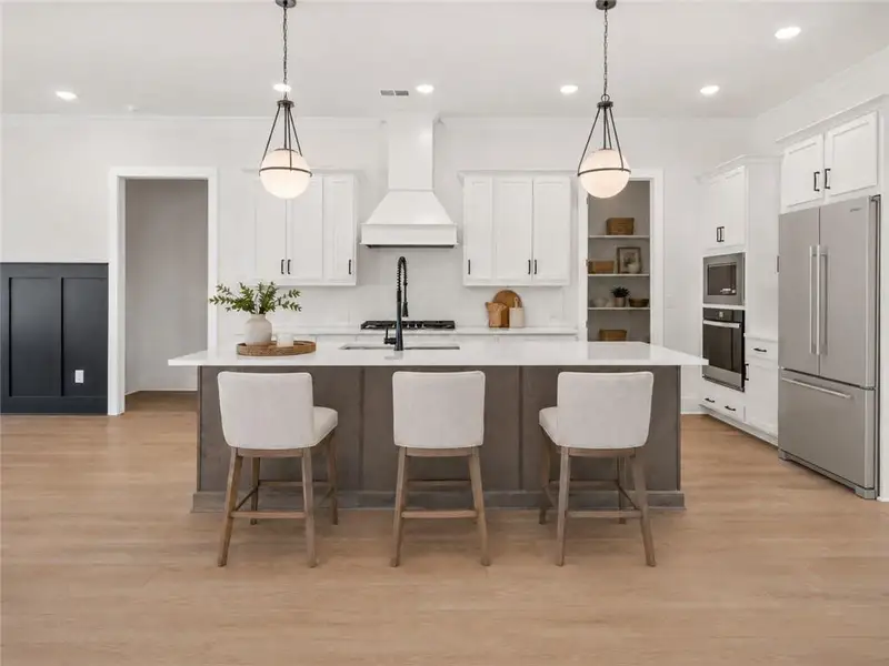 Furnished interior view inside a new home in The Reserve at Knollwood, Canton (Image 8).