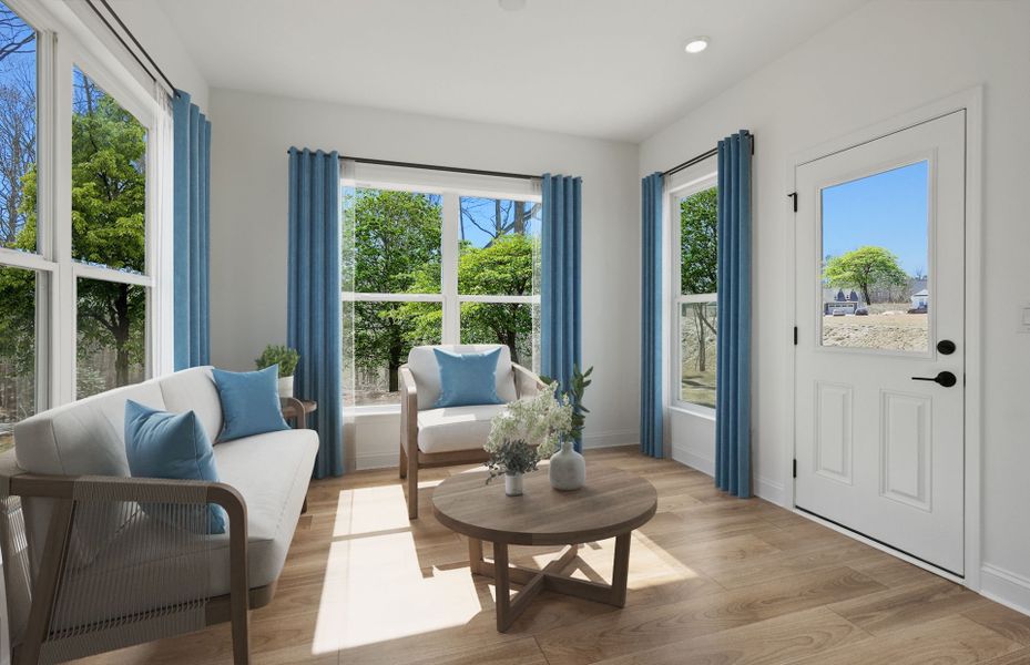 Furnished interior view inside a new home in Kinsdale, Lancaster (Image 31).
