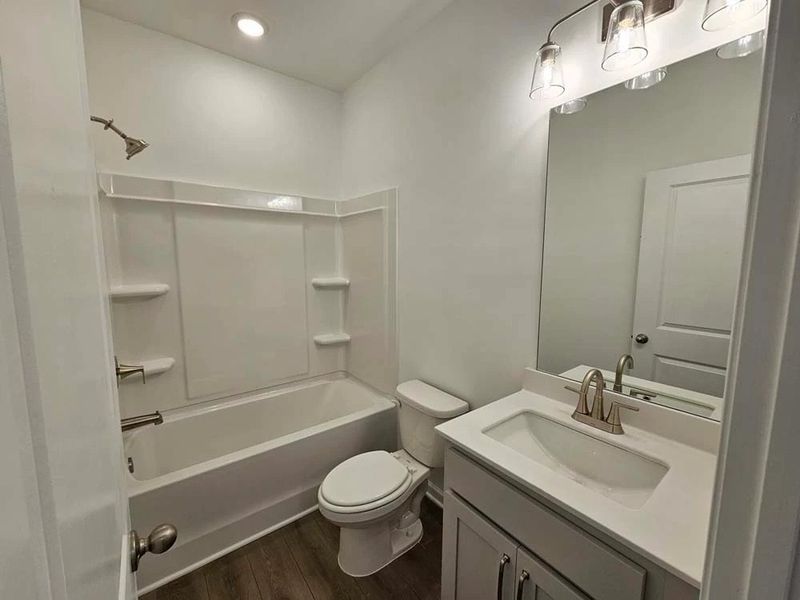 Guest Bathroom featuring Milan Collection Finishes