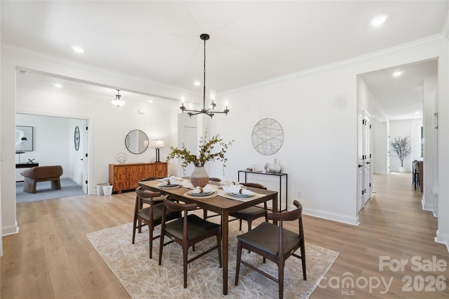 Furnished interior view inside a new home in Lancaster Hwy, Waxhaw (Image 8).
