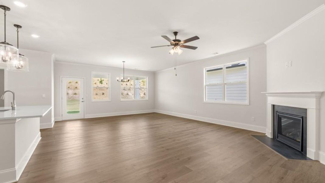 Spacious, unfurnished interior of a new home in Hamptons at Riverwood North, Dallas (Image 21). Spacious, unfurnished interior of a new home in Hamptons at Riverwood North, Dallas (Image 21).