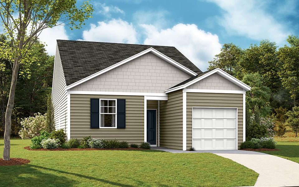 Representative exterior photo of a completed home built from the Holston by D.R. Horton in Clearwater Springs, Johnson City, TN (Image 3). Representative exterior photo of a completed home built from the Holston by D.R. Horton in Clearwater Springs, Johnson City, TN (Image 3).