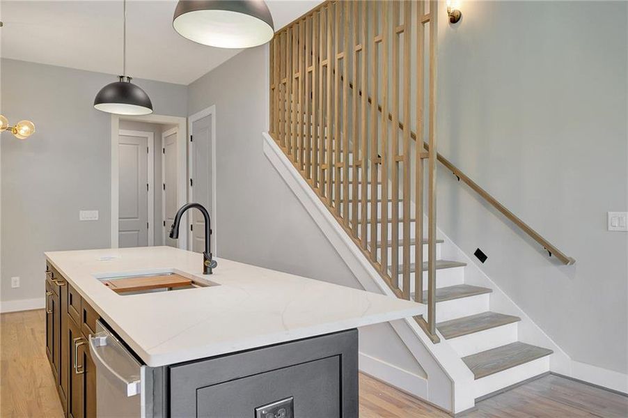 Furnished interior view inside a new home in , Atlanta (Image 7).