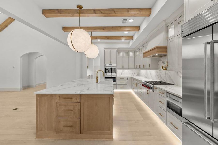 Furnished interior view inside a new home in , Braselton (Image 11).