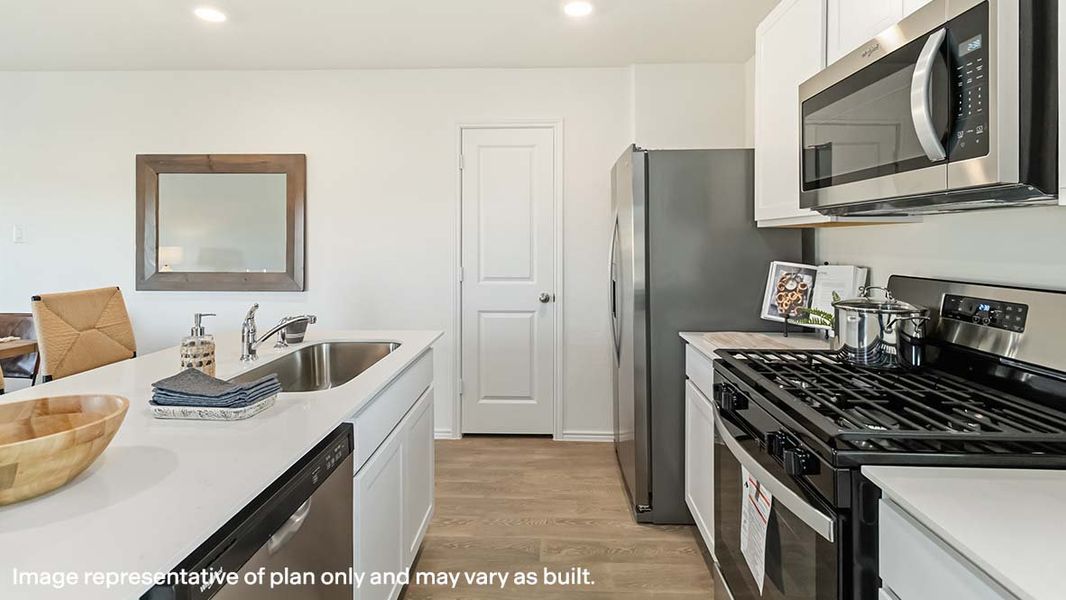 Furnished interior view inside a new home in Hickory Ridge, Elmendorf (Image 17).
