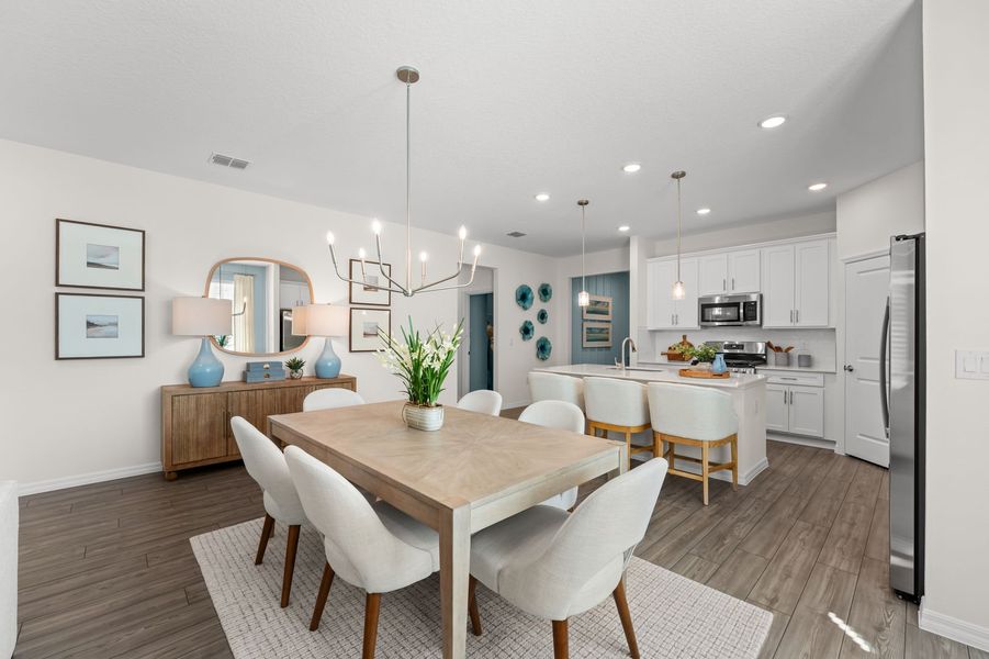 Representative furnished interior of a home built from the The Webber by Stanley Martin Homes in Kentucky Square, Sanford (Image 27).