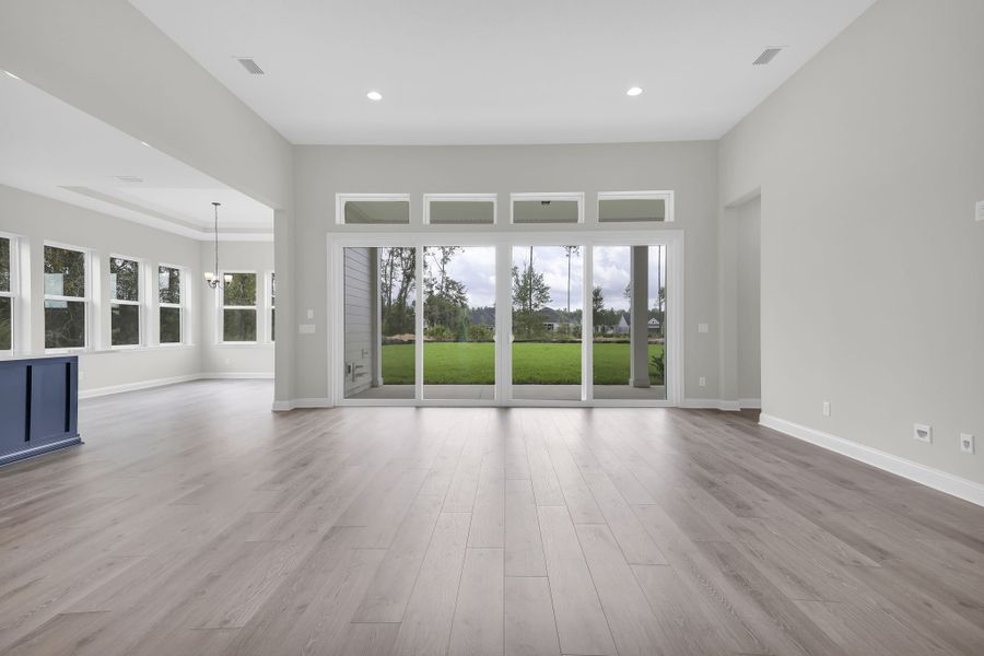 Representative unfurnished interior of a home built from the Avondale by Riverside Homes in Hidden Creek at SilverLeaf 80' Series, St. Augustine (Image 30).