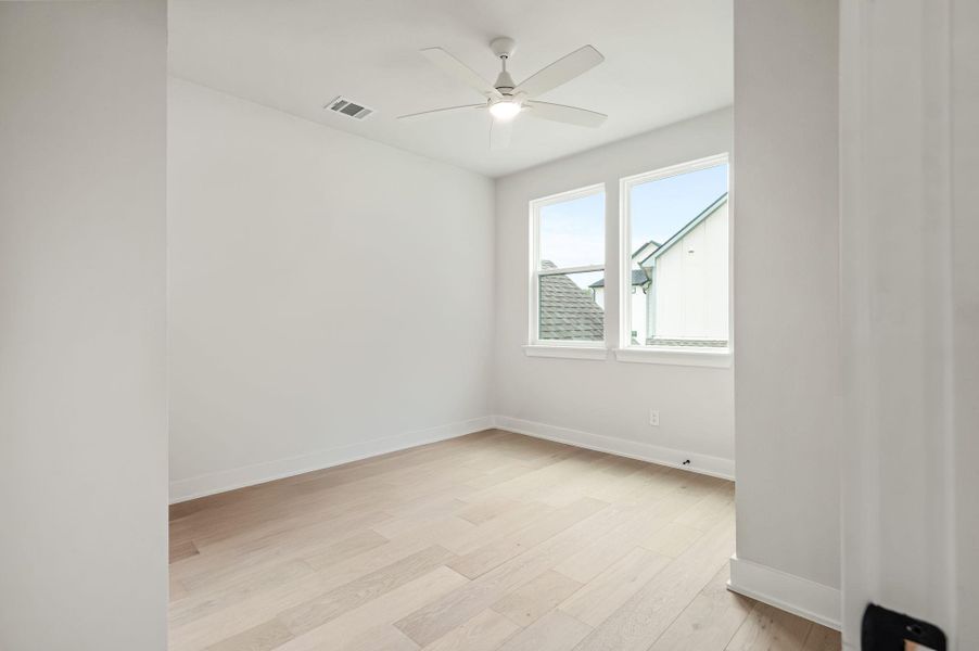 Bedroom #3 with access to second terrace