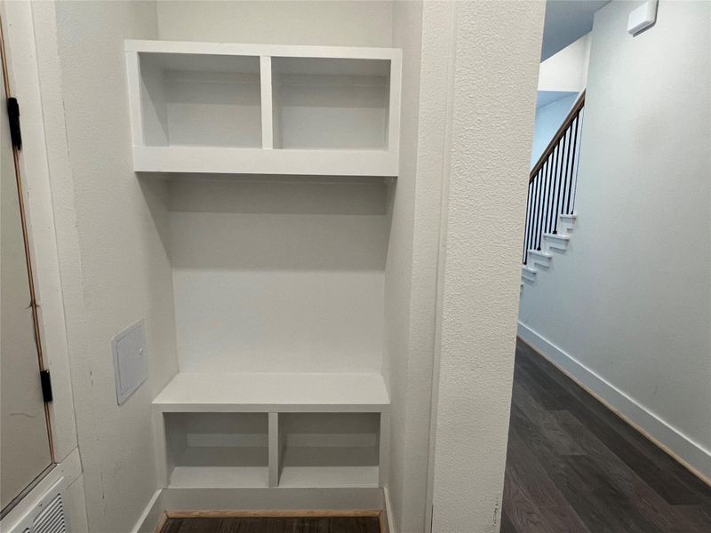 Furnished interior view inside a new home in The Grove, Austin (Image 10).
