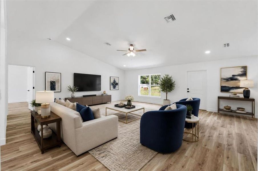 Furnished interior view inside a new home in , Weeki Wachee (Image 17). Furnished interior view inside a new home in , Weeki Wachee (Image 17).